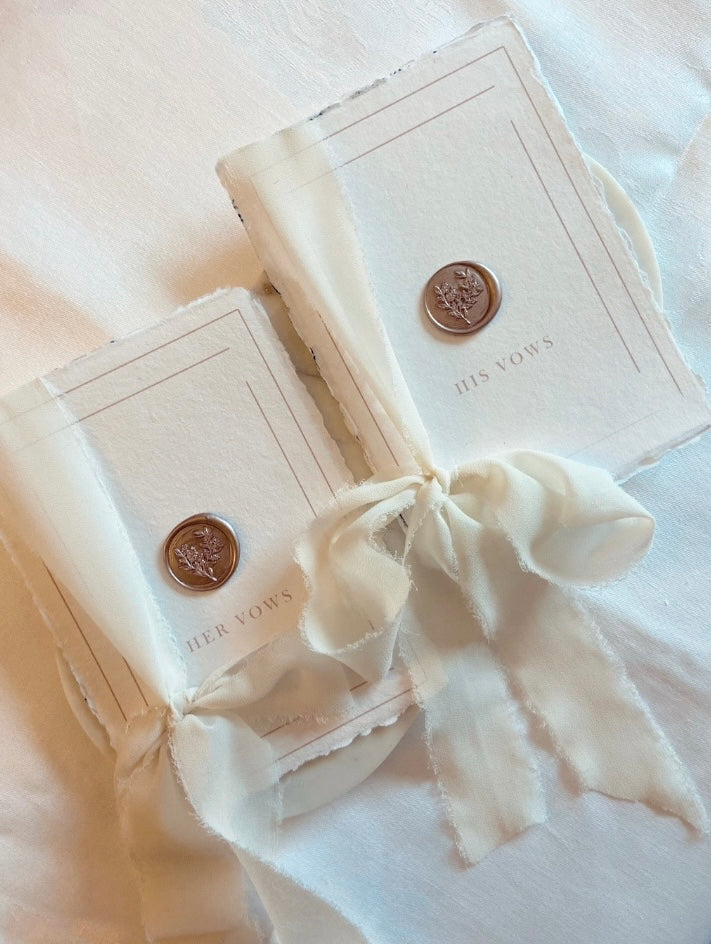 Wedding Vow Books - Set of Two