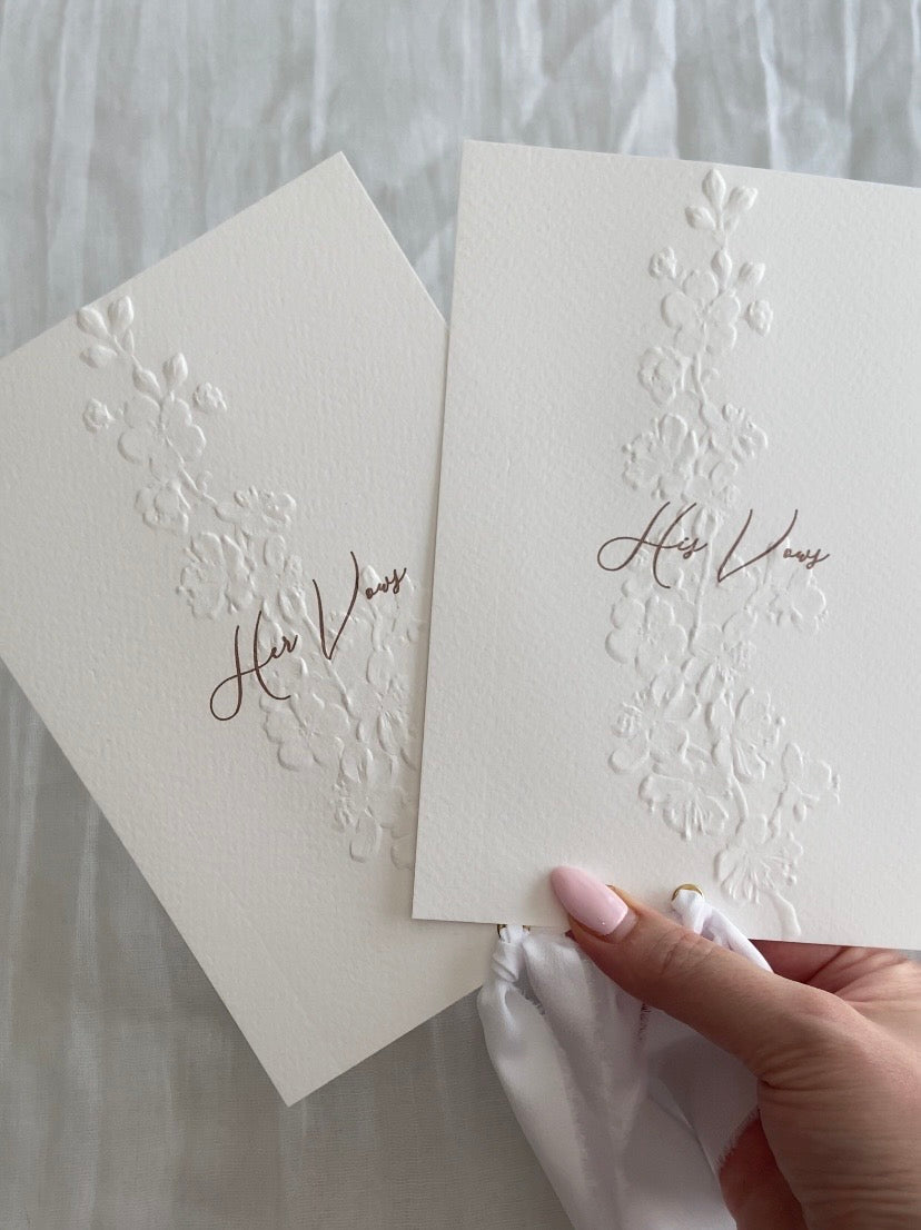 Wedding Invitations & Vows - Mimi