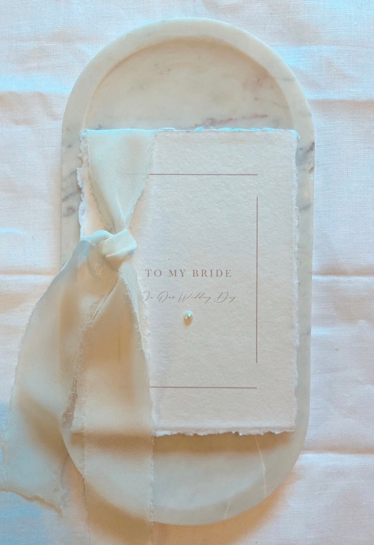 Wedding To My Bride On Our Wedding Day Card