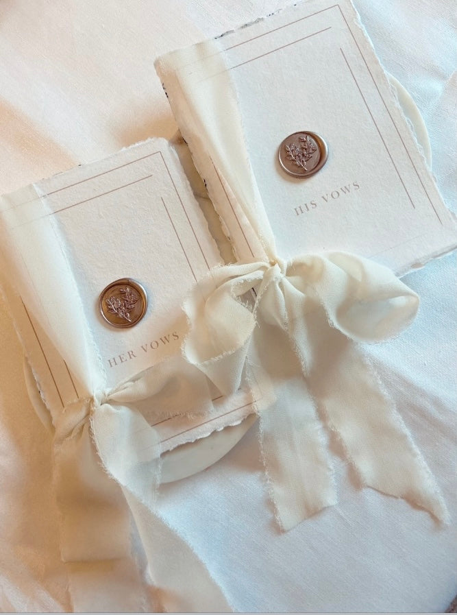 Wedding Vow Books - Set of Two