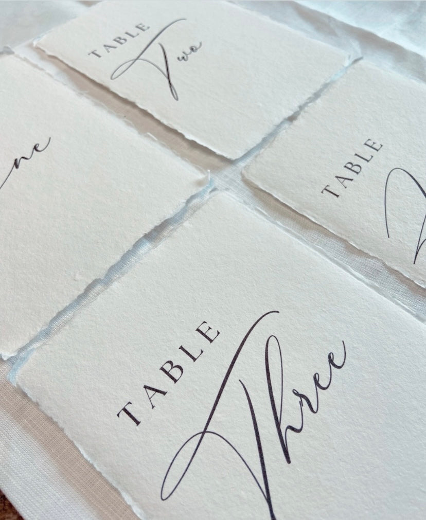 Wedding Table Numbers
