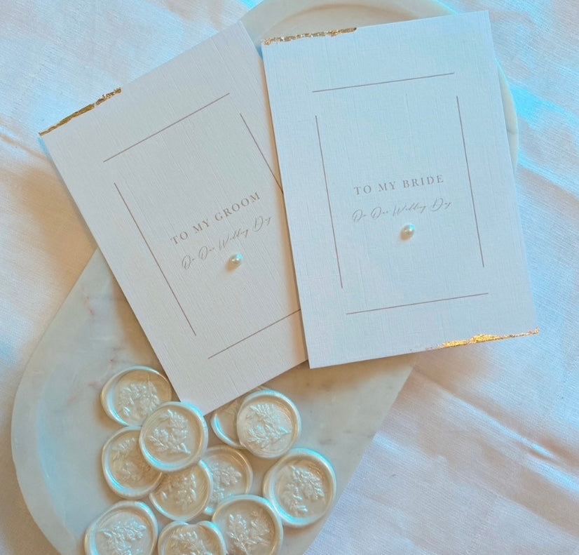 Wedding To My Groom On Our Wedding Day Card