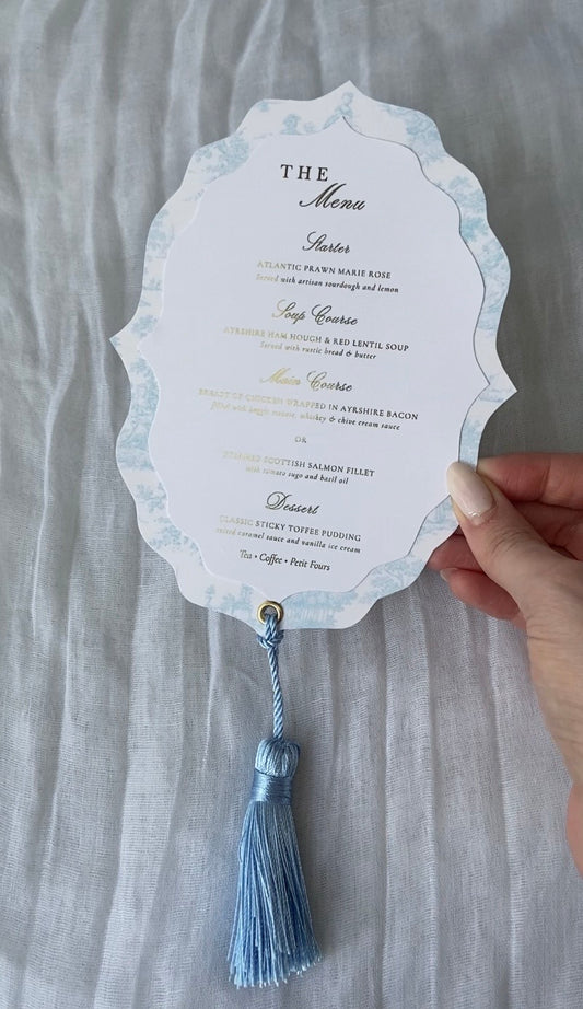 Wedding Menu