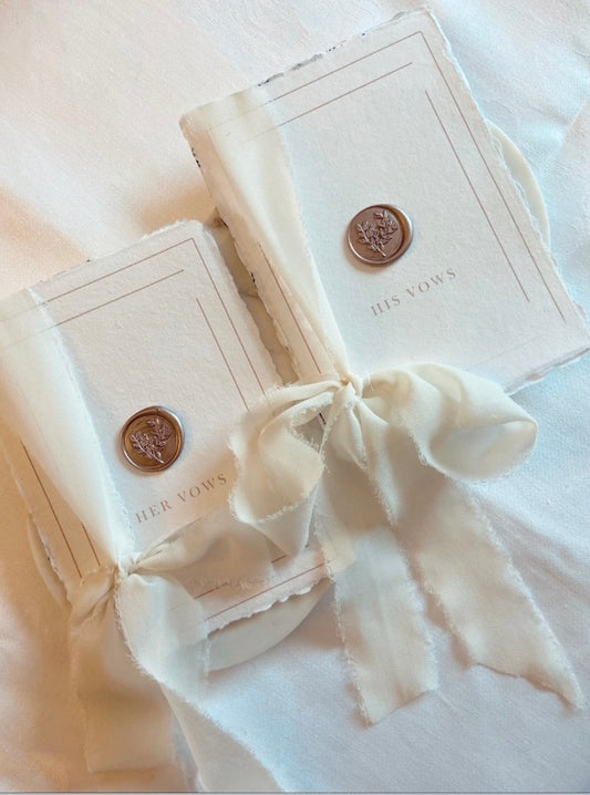 Wedding Vow Books - Set of Two