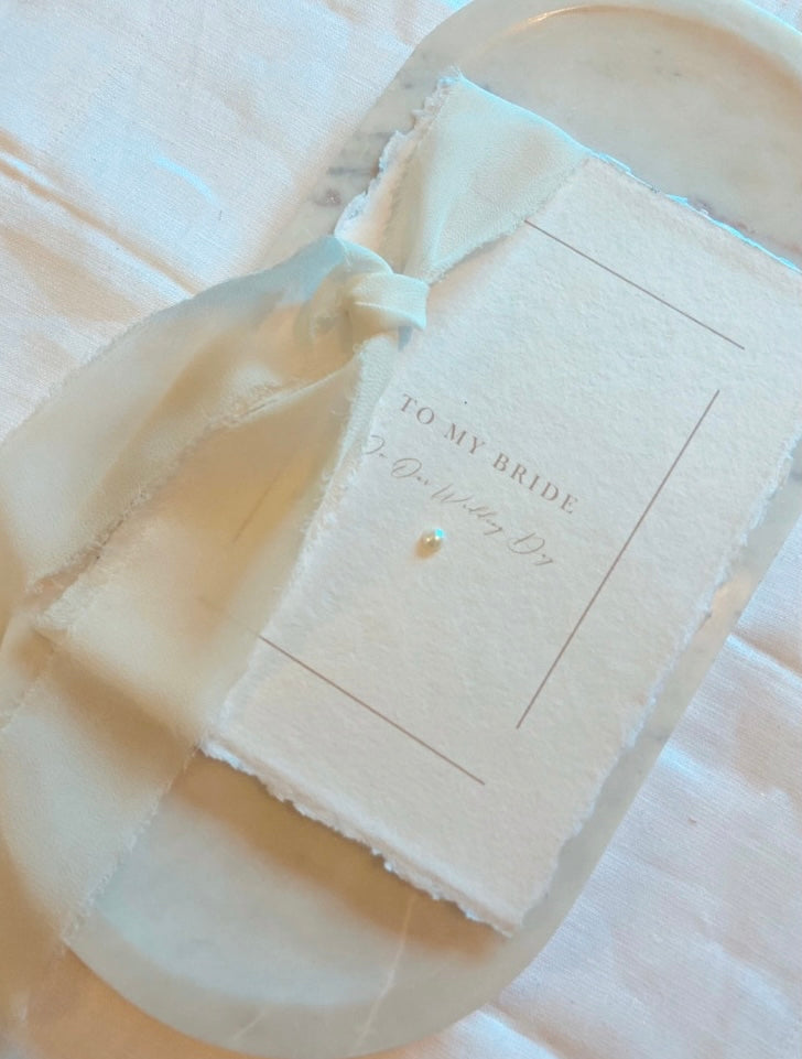Wedding To My Bride On Our Wedding Day Card