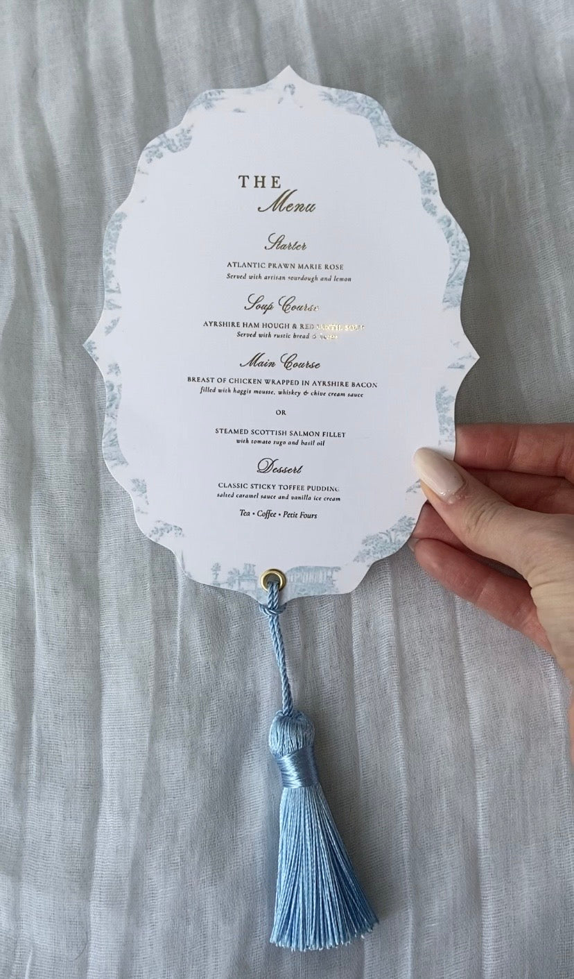 Wedding Menu