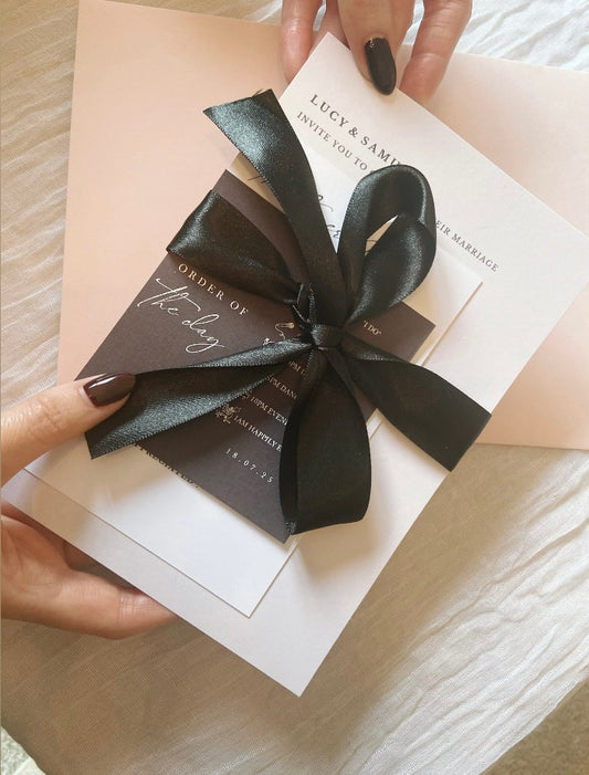 Wedding Invitation Triple Layer