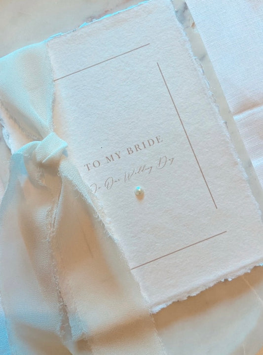 Wedding To My Bride On Our Wedding Day Card