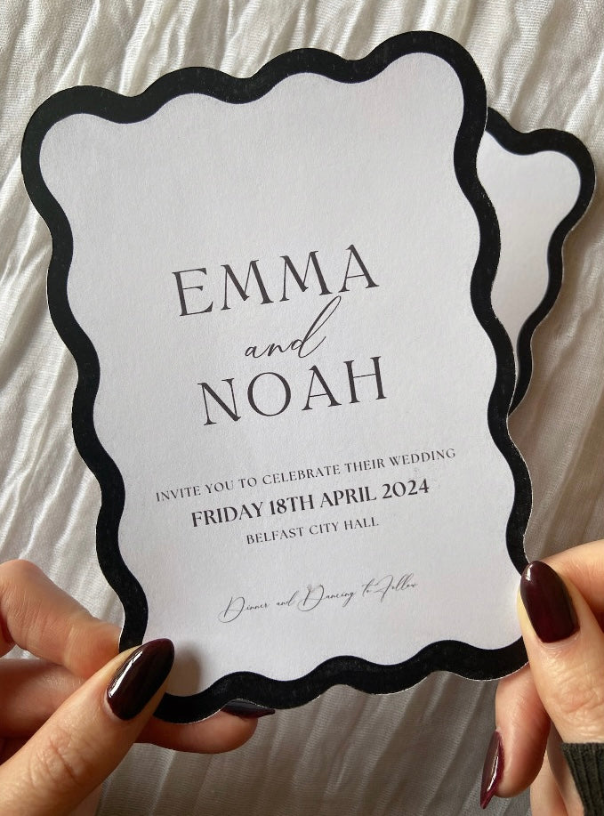 Wedding Wavy Invitation