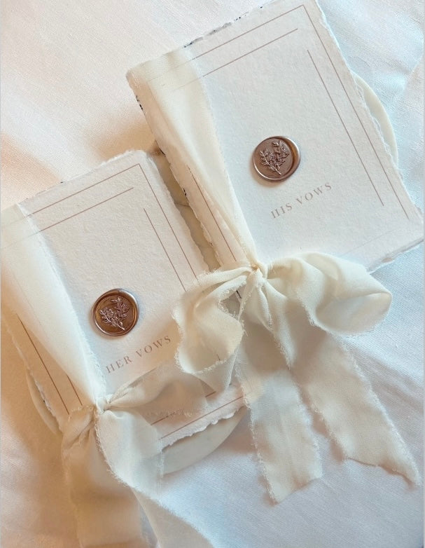 Wedding Vow Books - Set of Two