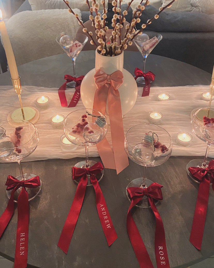 Wedding Place Name - Personalised Ribbon Bow