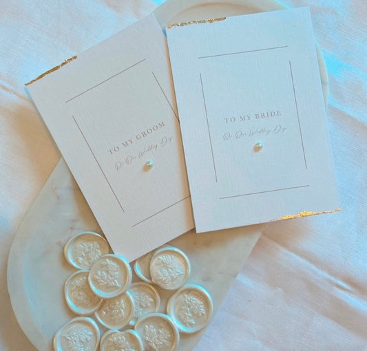Wedding To My Groom On Our Wedding Day Card