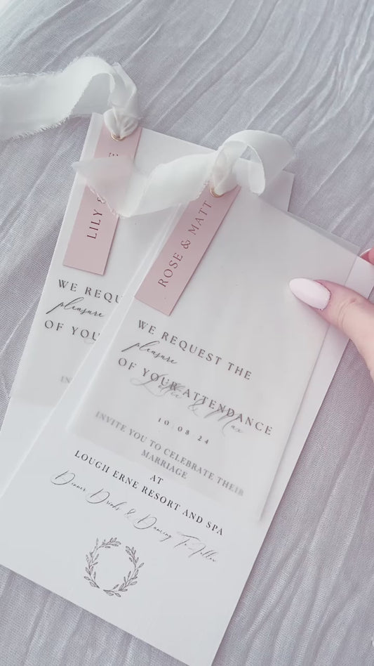 Wedding Gold Foil Invitations